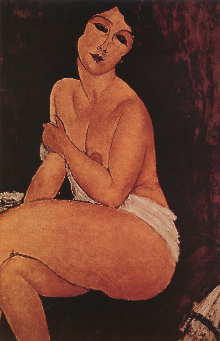 Seated Female Nude